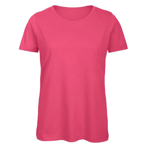 T-shirt Organic Inspire donna rosa / XS - personalizzabile con logo