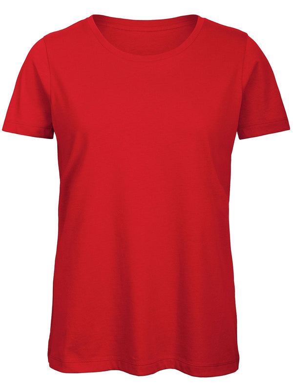T-shirt Organic Inspire donna rosso / S - personalizzabile con logo
