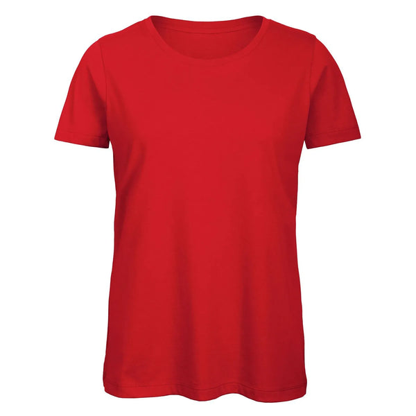T-shirt Organic Inspire donna rosso / XS - personalizzabile con logo