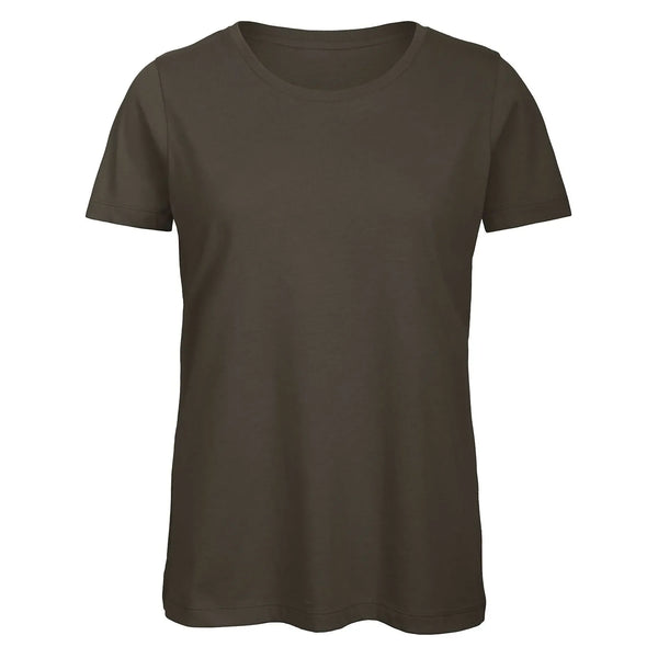 T-shirt Organic Inspire donna verde / XS - personalizzabile con logo