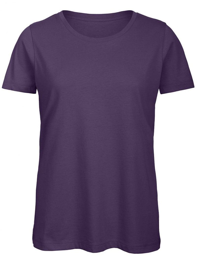 T-shirt Organic Inspire donna viola / S - personalizzabile con logo