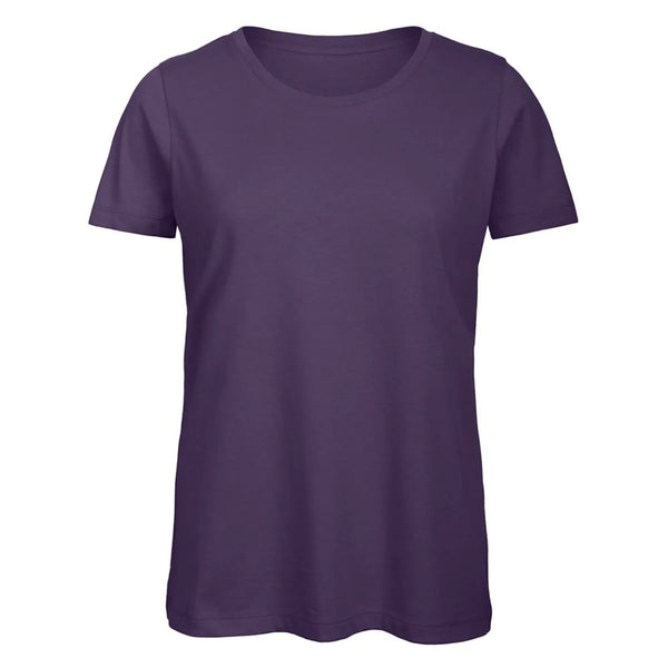 T-shirt Organic Inspire donna viola / XS - personalizzabile con logo