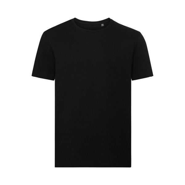 T-shirt Organic Russel nero / XS - personalizzabile con logo