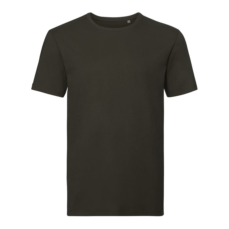 T-shirt Organic Russel verde / XS - personalizzabile con logo