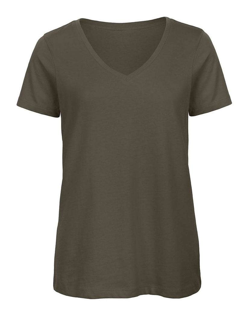 T-shirt Organica V donna Colore: kaki €6.69 - BCTW045KH555L