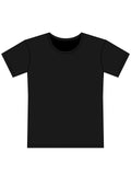 T-shirt Oversize in cotone riciclato nero / XS - personalizzabile con logo