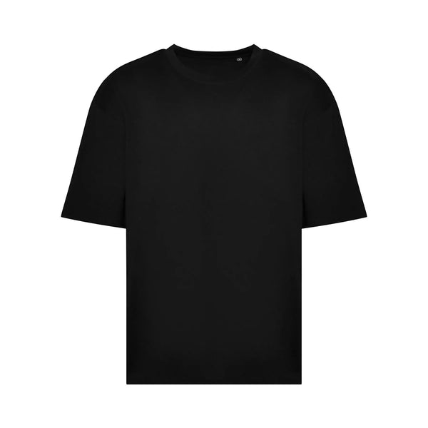 T-shirt Oversized 100 T nero / S - personalizzabile con logo
