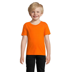 T-Shirt Pioneer Bambino Arancione / M - personalizzabile con logo