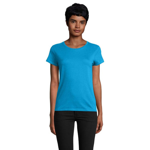 T-Shirt Pioneer Donna 175G azzurro / S - personalizzabile con logo