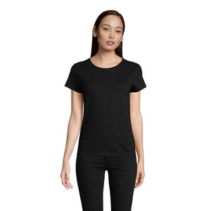 T-Shirt Pioneer Donna 175G nero / S - personalizzabile con logo