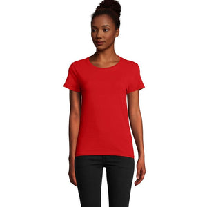 T-Shirt Pioneer Donna 175G Rosso / S - personalizzabile con logo