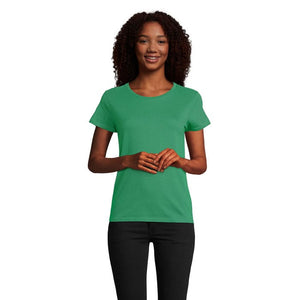 T-Shirt Pioneer Donna 175G Verde Foglia / S - personalizzabile con logo