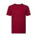 T-shirt Pure Organic rosso / XS - personalizzabile con logo