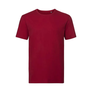 T-shirt Pure Organic rosso / XS - personalizzabile con logo
