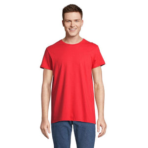 T-Shirt  Re Crusader 150G rosso / XS - personalizzabile con logo