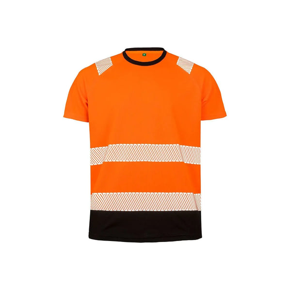 T-shirt Recycled Safety arancione / 2/3XL - personalizzabile con logo