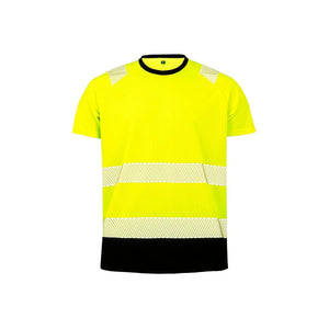 T-shirt Recycled Safety giallo / 2/3XL - personalizzabile con logo