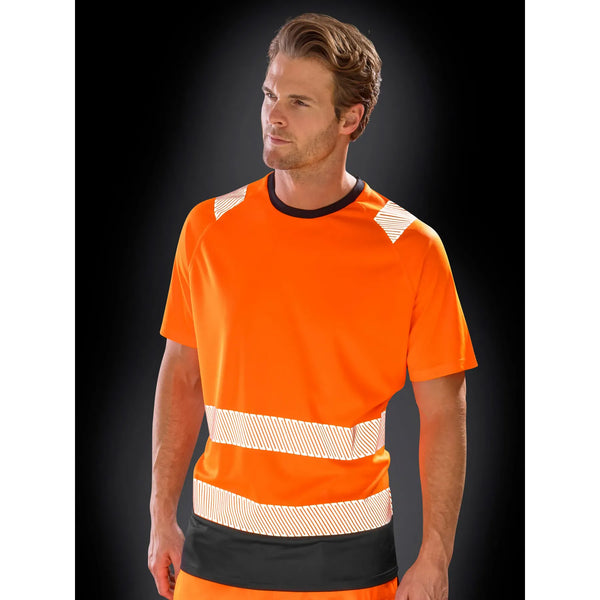T-shirt Recycled Safety - personalizzabile con logo