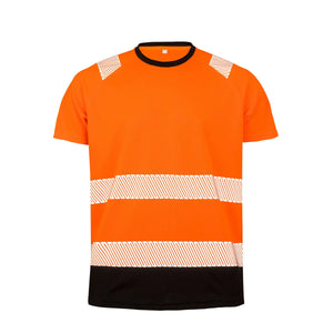 T-shirt Recycled Safety - personalizzabile con logo