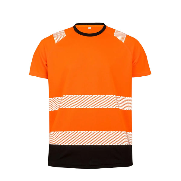 T-shirt Recycled Safety - personalizzabile con logo