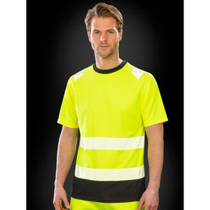 T-shirt Recycled Safety - personalizzabile con logo