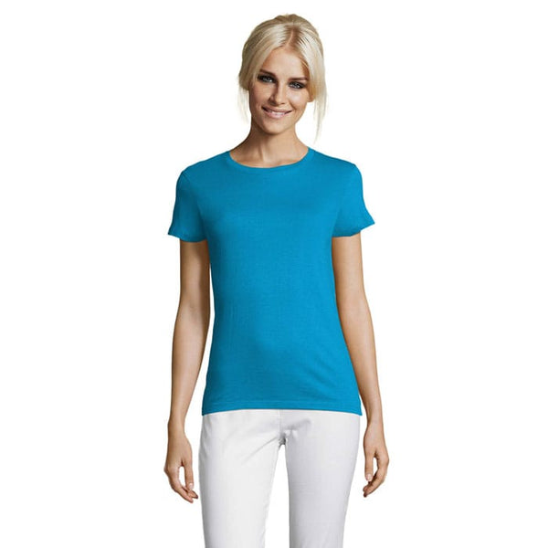 T-Shirt Regent Donna  150G azzurro / S - personalizzabile con logo