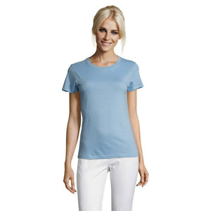 T-Shirt Regent Donna  150G Celeste / M - personalizzabile con logo