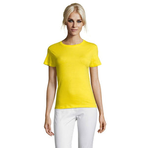 T-Shirt Regent Donna  150G giallo / S - personalizzabile con logo