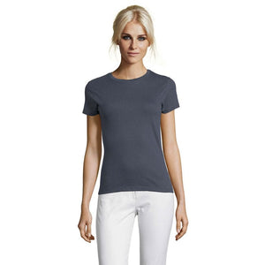 T-Shirt Regent Donna  150G Grigio Topo / S - personalizzabile con logo