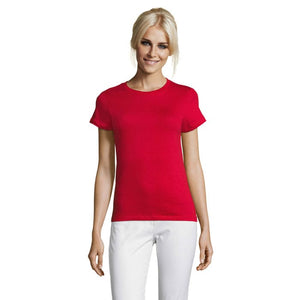 T-Shirt Regent Donna  150G Rosso / S - personalizzabile con logo