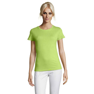 T-Shirt Regent Donna  150G verde calce / S - personalizzabile con logo