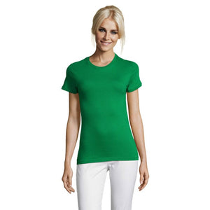 T-Shirt Regent Donna  150G Verde Foglia / S - personalizzabile con logo