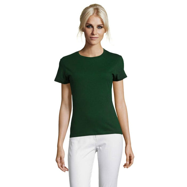 T-Shirt Regent Donna  150G verde / S - personalizzabile con logo