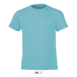 T-Shirt Regent Fit Kids 150G azzurro / M - personalizzabile con logo
