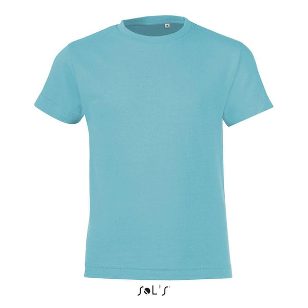 T-Shirt Regent Fit Kids 150G azzurro / M - personalizzabile con logo