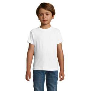 T-Shirt Regent Fit Kids 150G Bianco / M - personalizzabile con logo