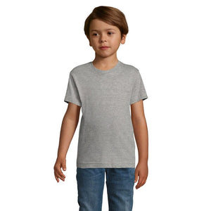 T-Shirt Regent Fit Kids 150G grigio / M - personalizzabile con logo