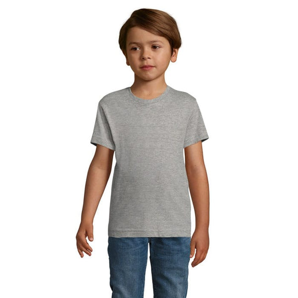 T-Shirt Regent Fit Kids 150G grigio / M - personalizzabile con logo