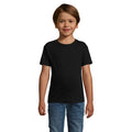 T-Shirt Regent Fit Kids 150G nero / M - personalizzabile con logo