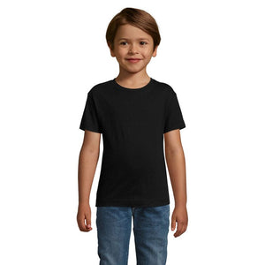 T-Shirt Regent Fit Kids 150G nero / M - personalizzabile con logo