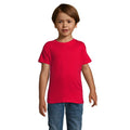 T-Shirt Regent Fit Kids 150G Rosso / M - personalizzabile con logo