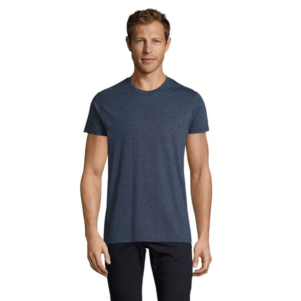 T-Shirt Regent Fit Uomo 150G Denim Erica / XS - personalizzabile con logo