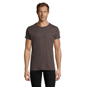 T-Shirt Regent Fit Uomo 150G Grigio Scuro / XS - personalizzabile con logo