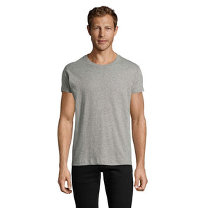 T-Shirt Regent Fit Uomo 150G grigio / XS - personalizzabile con logo