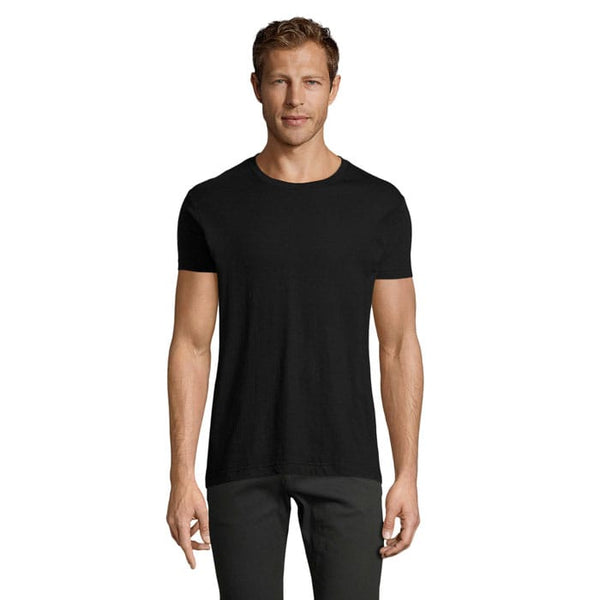 T-Shirt Regent Fit Uomo 150G nero / XS - personalizzabile con logo