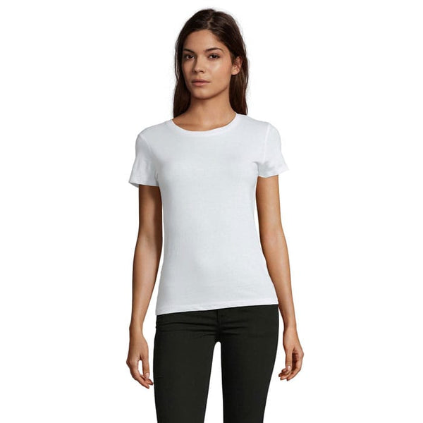 T-Shirt Regent Fit Women 150G Bianco / S - personalizzabile con logo