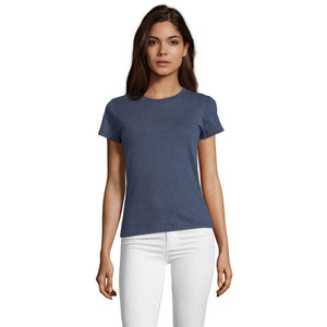 T-Shirt Regent Fit Women 150G Denim Erica / S - personalizzabile con logo