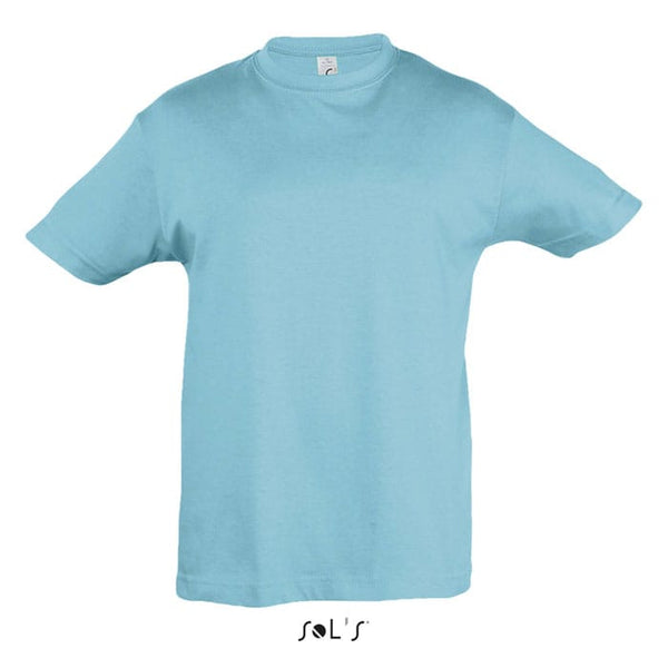 T-Shirt Regent Kids  150G Blu Atollo / M - personalizzabile con logo
