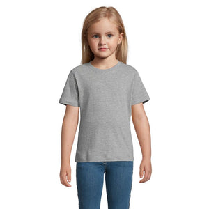 T-Shirt Regent Kids  150G Grigio Melange / M - personalizzabile con logo