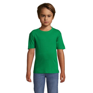 T-Shirt Regent Kids  150G verde / M - personalizzabile con logo